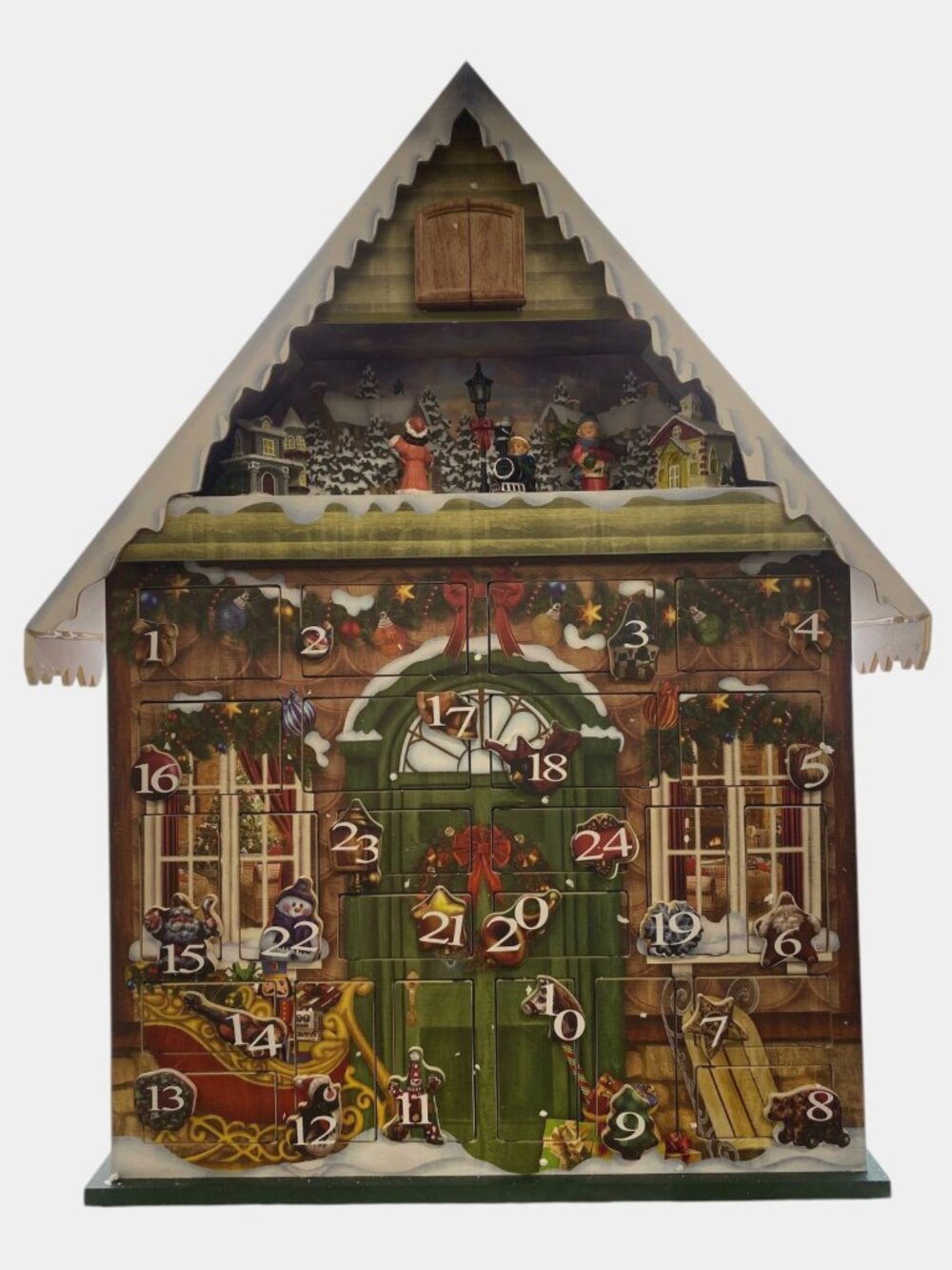 Musicbox Kingdom Brown Advent Calendar Decorative Music Box